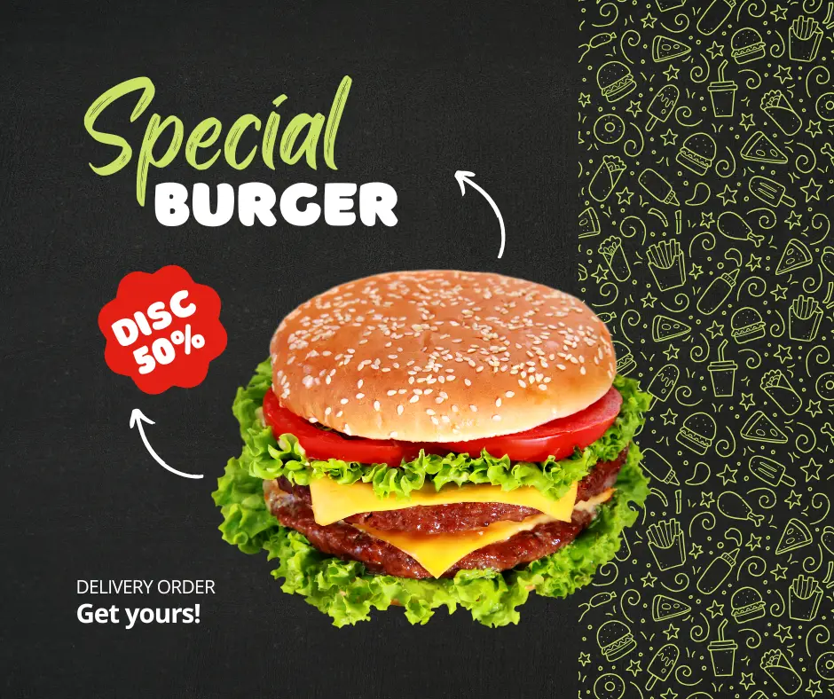 special burger (facebook post)